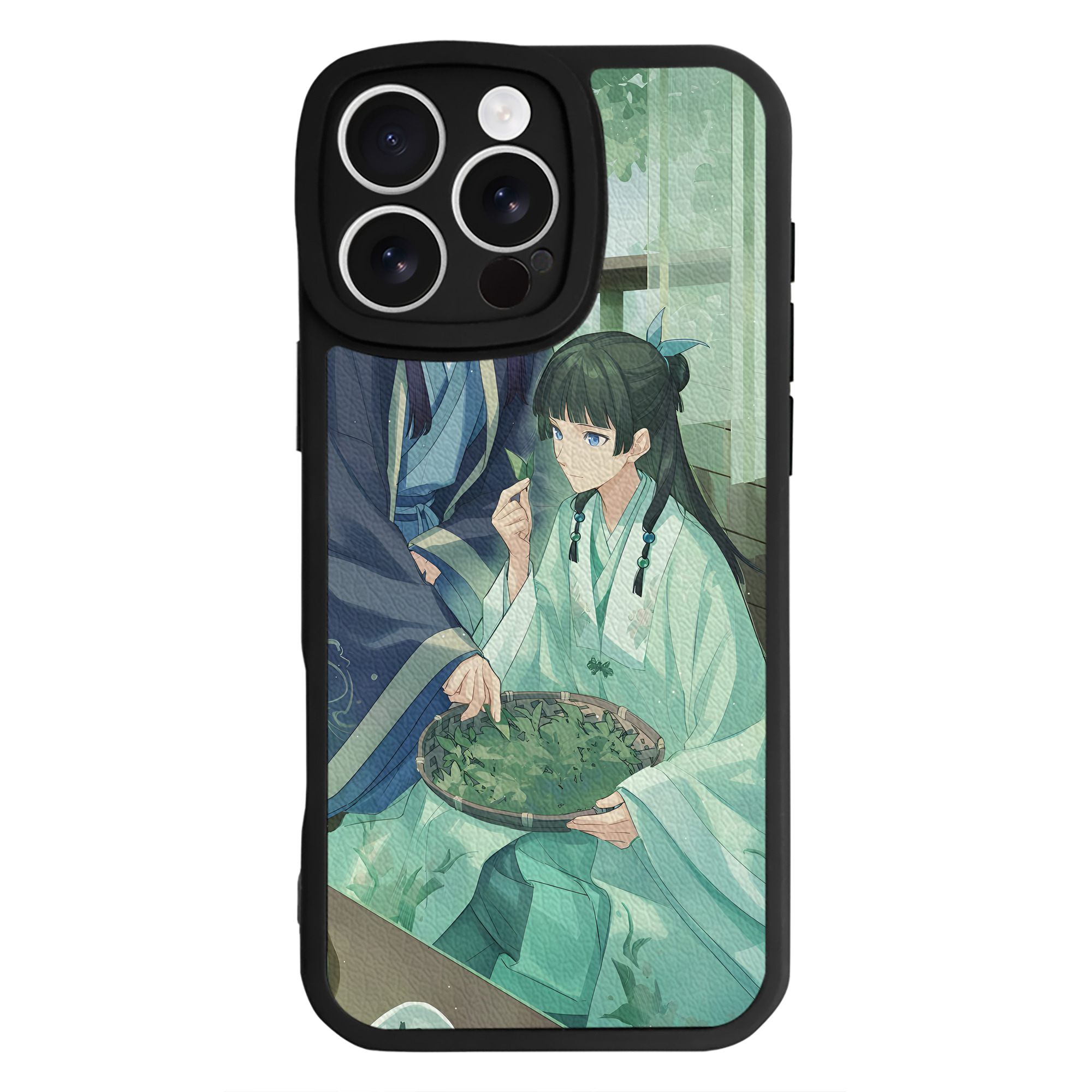 （画像用） 薬屋のひとりごと The Apothecary Diaries 【iPhone 16シリーズ対応】シリコンスマホケース（レザー調） 材質：シリコン